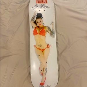 Signed Christy Mack Skateboard